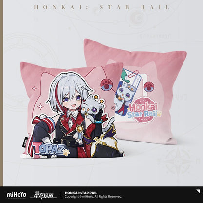 [OFFICIAL] Honkai Star Rail Little Kitten Series Character Square Throw Pillow - Teyvat Tavern - Genshin Impact & Honkai Star Rail & 3Z Merch