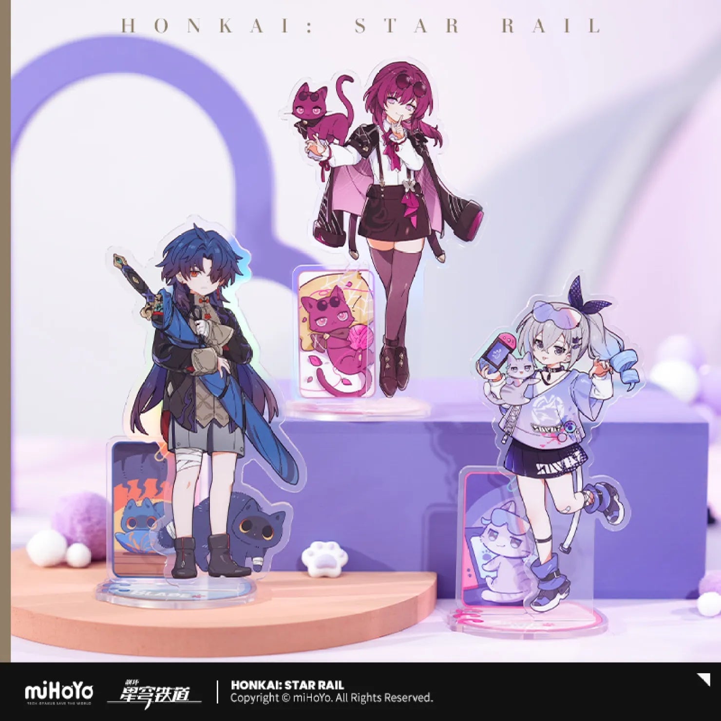 [OFFICIAL] Honkai Star Rail Little Kitten Series Stand Figure - Teyvat Tavern - Genshin Impact & Honkai Star Rail & 3Z Merch