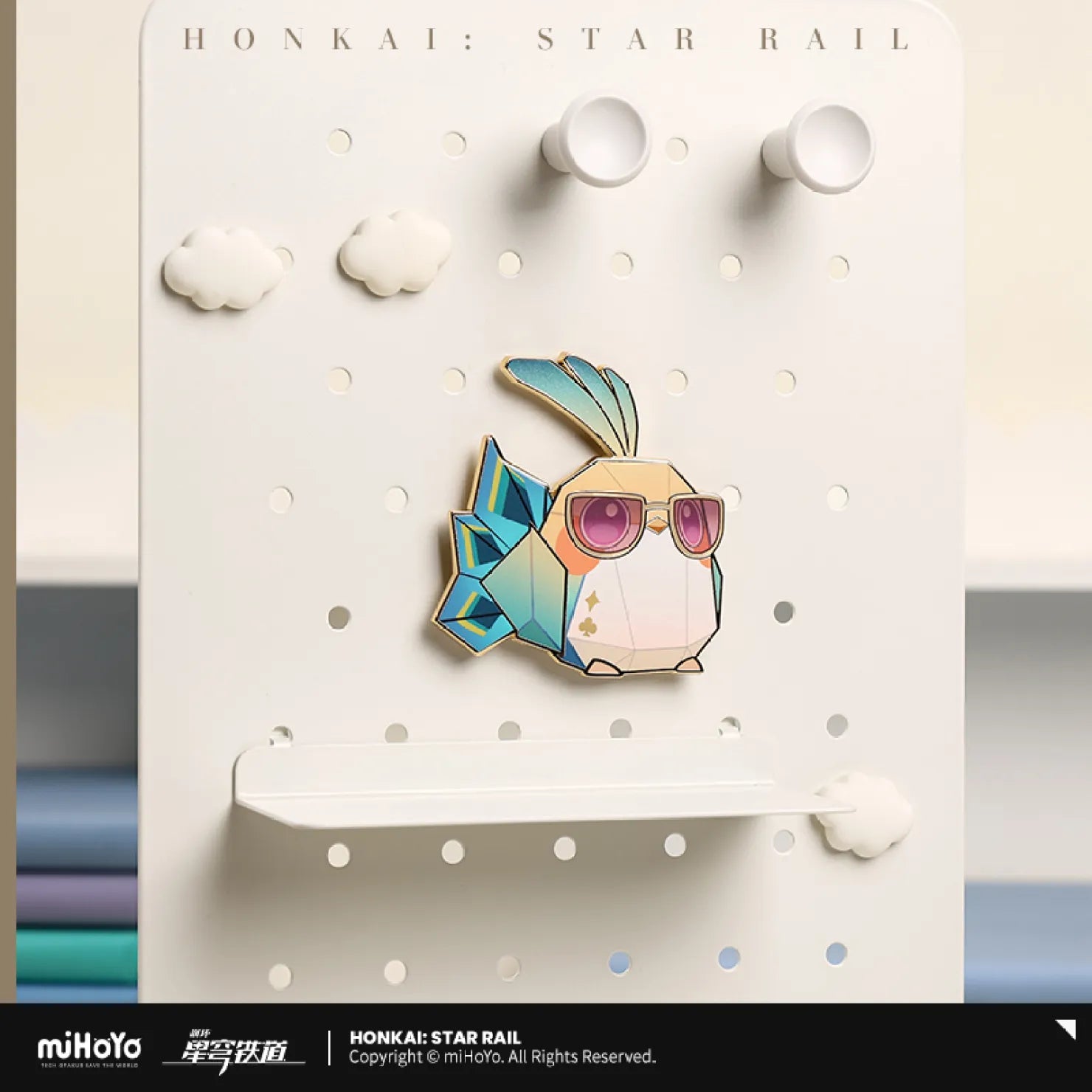 [OFFICIAL] Honkai Star Rail Owlbert's Studio Series Character Origami Birds Metal Badge - Teyvat Tavern - Genshin Impact & Honkai Star Rail & 3Z Merch