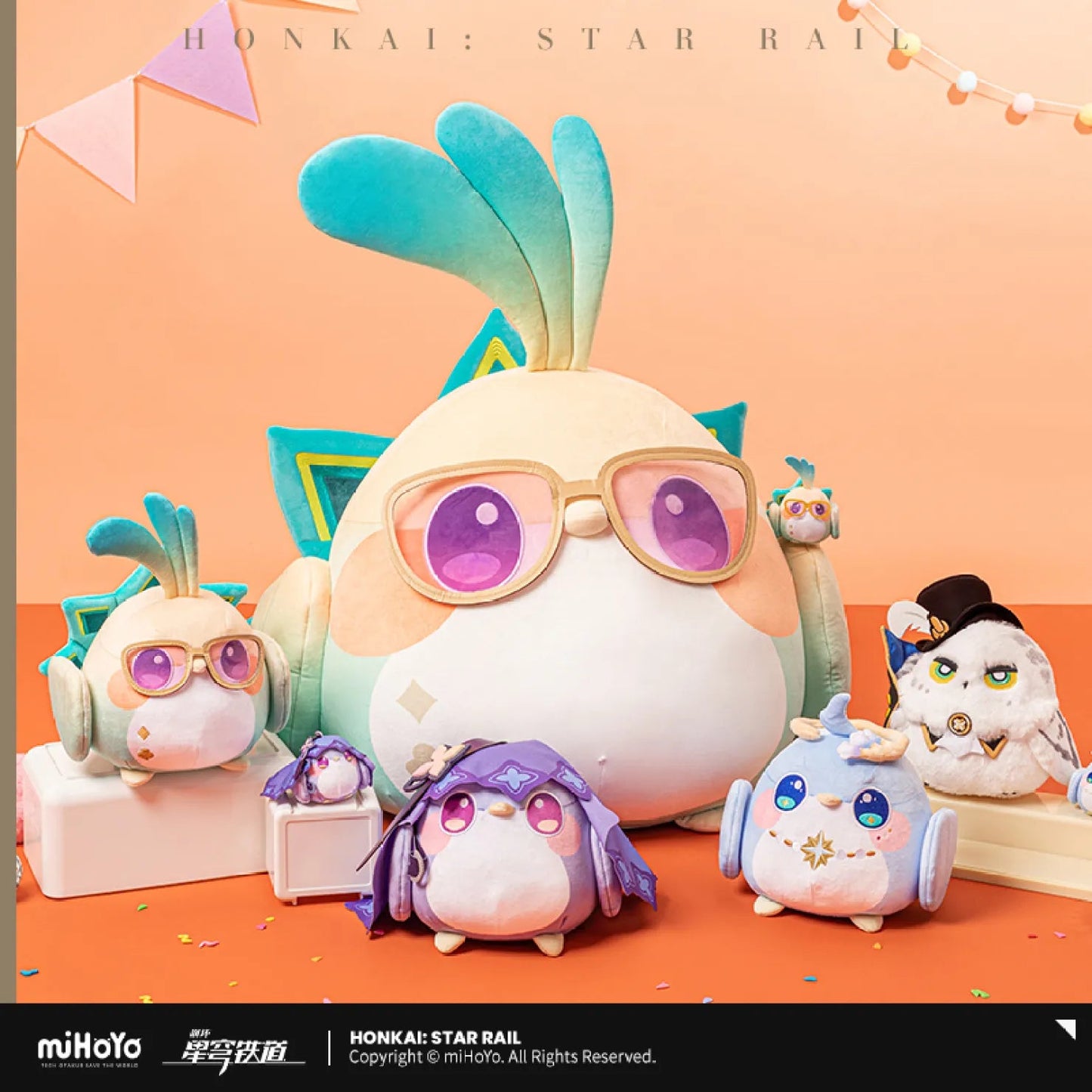 [OFFICIAL] Honkai Star Rail Owlbert's Studio Series Character Origami Birds Plush Toy - Teyvat Tavern - Genshin Impact & Honkai Star Rail & 3Z Merch