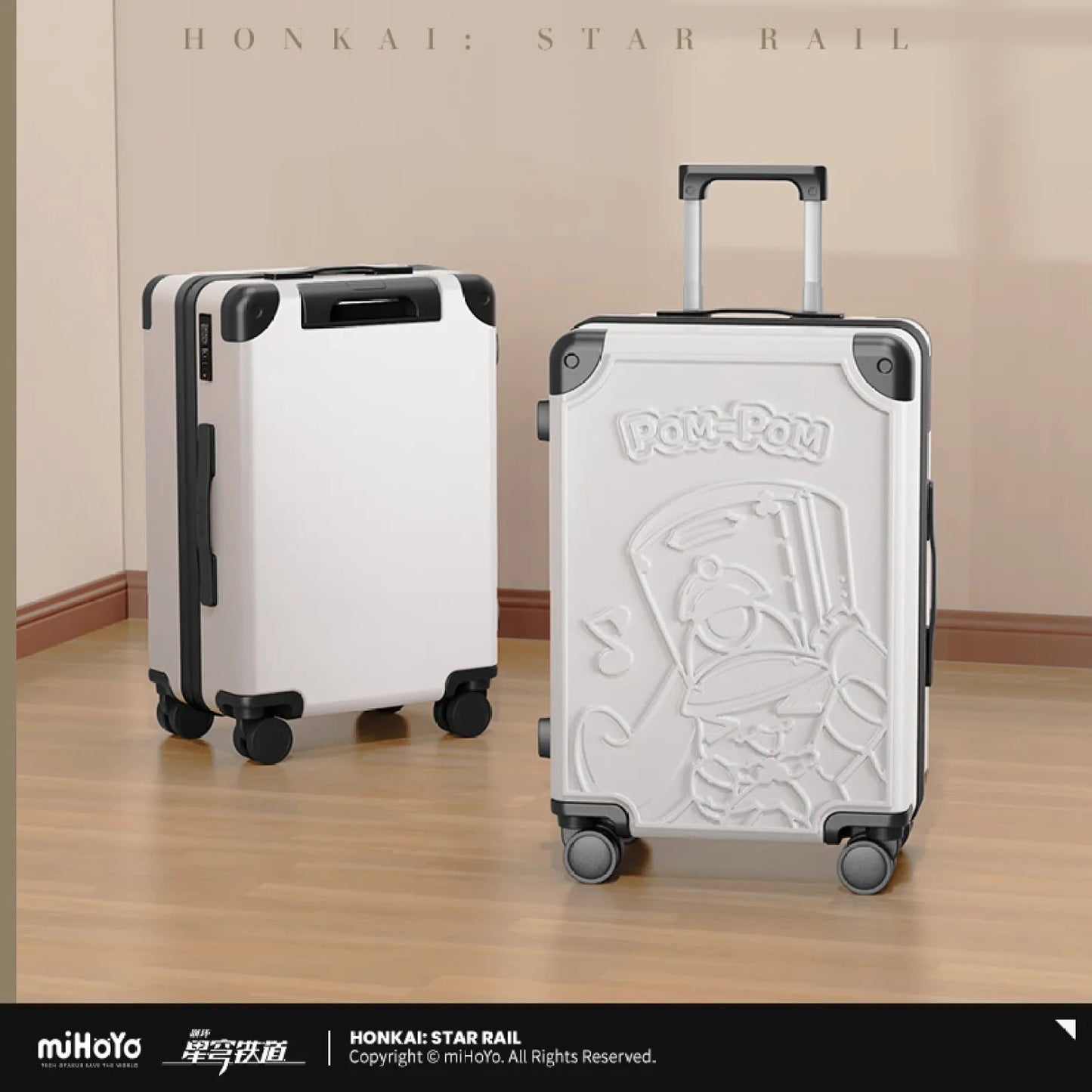 [OFFICIAL] Honkai Star Rail Transition Moment Series Pom - Pom 20" Suitcase - Teyvat Tavern - Genshin Impact & Honkai Star Rail & 3Z Merch