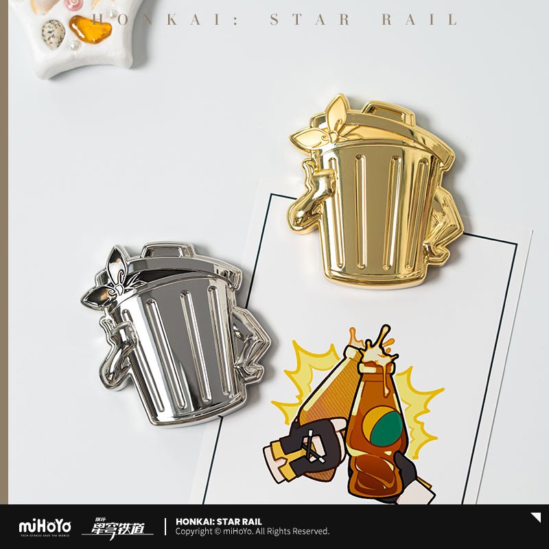 [OFFICIAL] Lordly Trashcan Metal Refrigerator Magnets - Teyvat Tavern - Genshin Impact & Honkai Star Rail & 3Z Merch