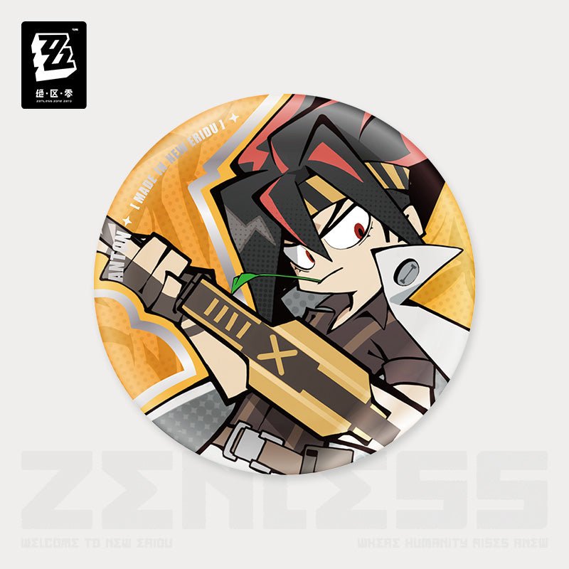 [OFFICIAL] New Eridu Series Chibi Badge - Belobog Heavy Industries - Teyvat Tavern - Genshin Impact & Honkai Star Rail & 3Z Merch