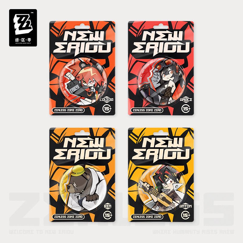 [OFFICIAL] New Eridu Series Chibi Badge - Belobog Heavy Industries - Teyvat Tavern - Genshin Impact & Honkai Star Rail & 3Z Merch