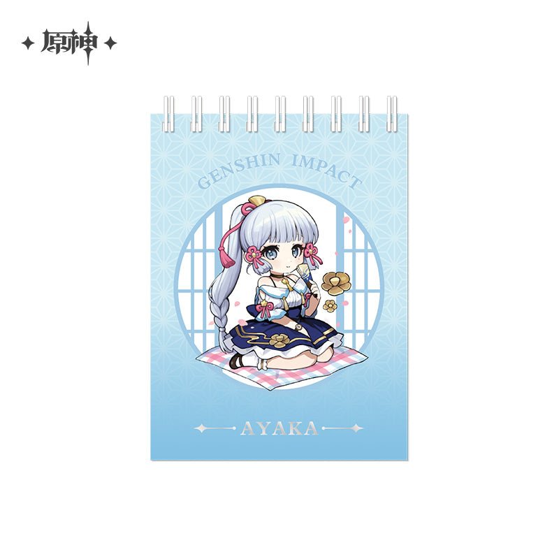 [OFFICIAL] Outing Party Theme Cute Character Notebook - Teyvat Tavern - Genshin Impact & Honkai Star Rail & 3Z Merch