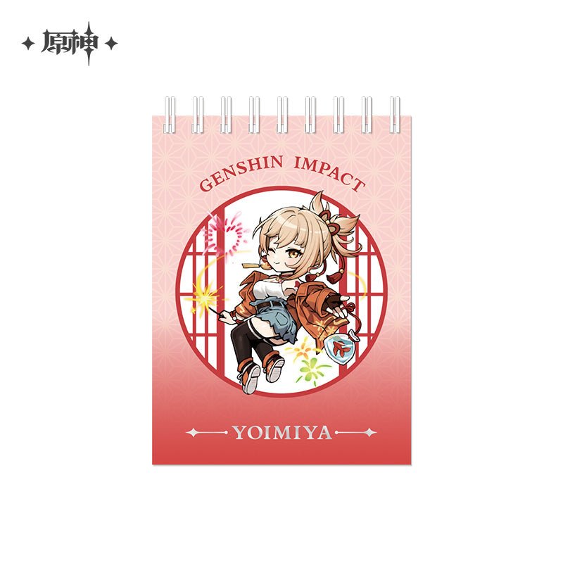 [OFFICIAL] Outing Party Theme Cute Character Notebook - Teyvat Tavern - Genshin Impact & Honkai Star Rail & 3Z Merch