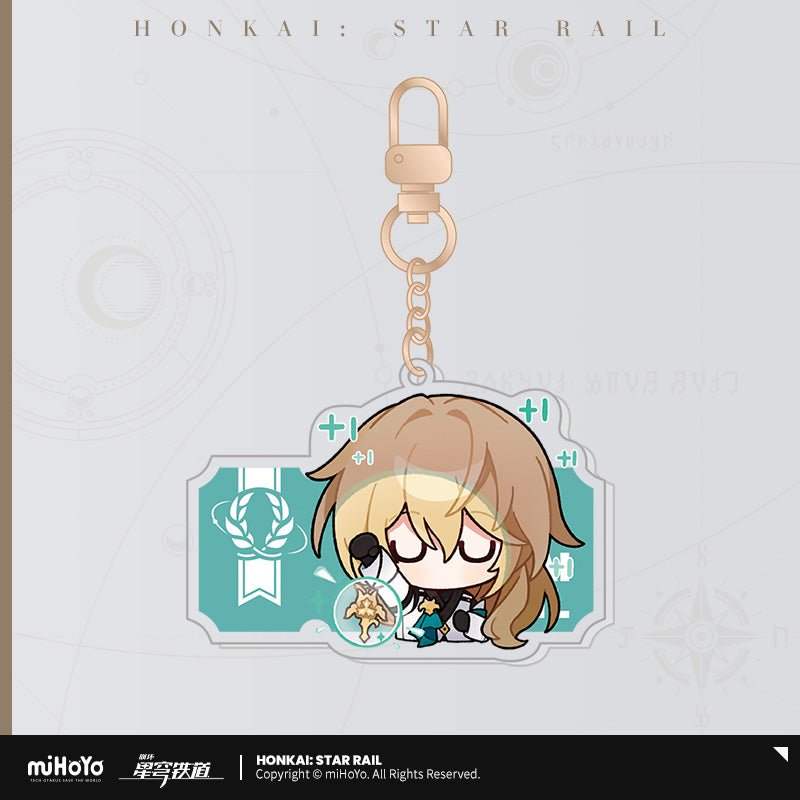 [OFFICIAL] Pom - Pom's Exhibition Hall Character Acrylic Keychain - Teyvat Tavern - Genshin Impact & Honkai Star Rail & 3Z Merch