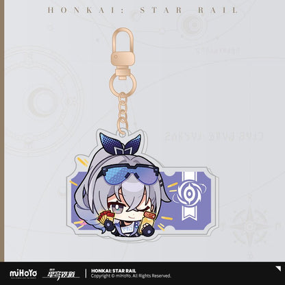 [OFFICIAL] Pom - Pom's Exhibition Hall Character Acrylic Keychain - Teyvat Tavern - Genshin Impact & Honkai Star Rail & 3Z Merch