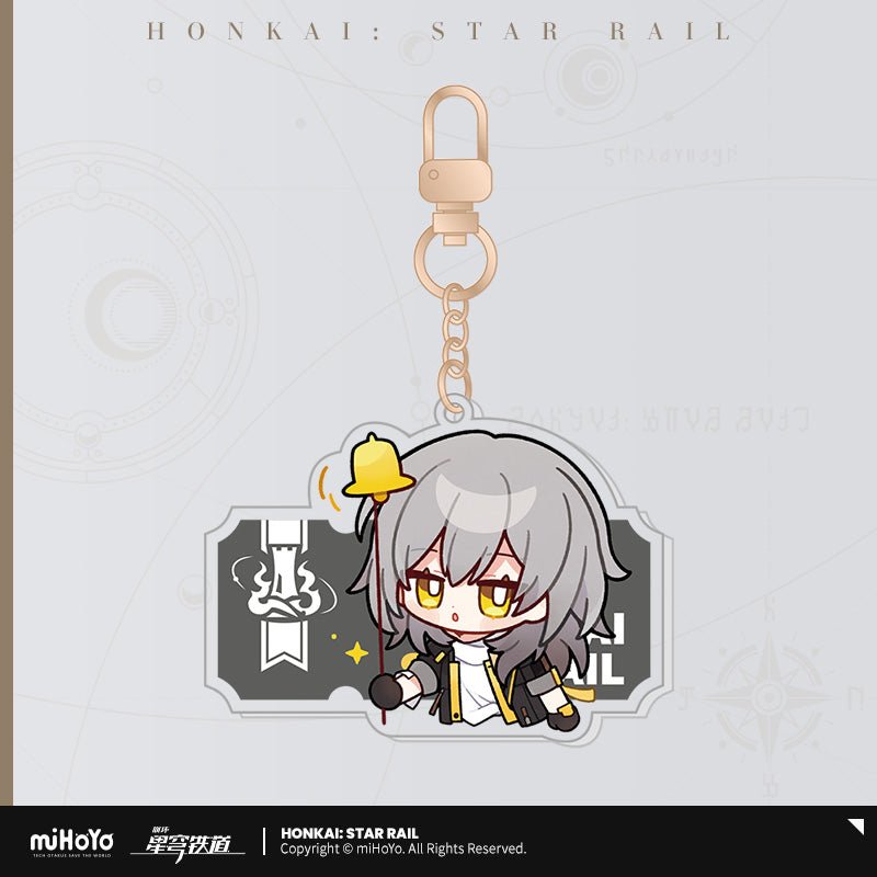 [OFFICIAL] Pom - Pom's Exhibition Hall Character Acrylic Keychain - Teyvat Tavern - Genshin Impact & Honkai Star Rail & 3Z Merch