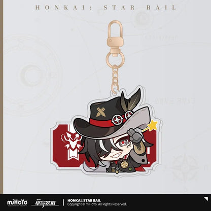 [OFFICIAL] Pom - Pom's Exhibition Hall Character Acrylic Keychain - Teyvat Tavern - Genshin Impact & Honkai Star Rail & 3Z Merch