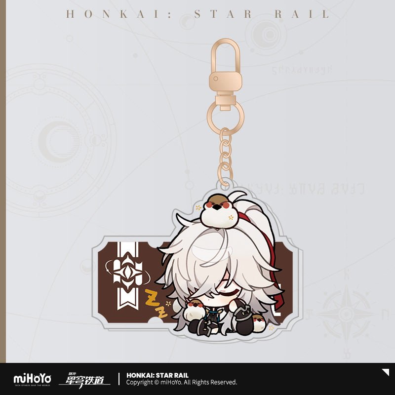 [OFFICIAL] Pom - Pom's Exhibition Hall Character Acrylic Keychain - Teyvat Tavern - Genshin Impact & Honkai Star Rail & 3Z Merch