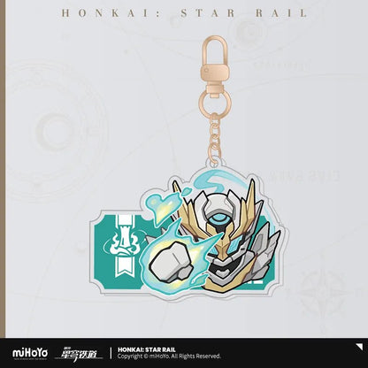 [OFFICIAL] Pom - Pom's Exhibition Hall Character Acrylic Keychain - Teyvat Tavern - Genshin Impact & Honkai Star Rail & 3Z Merch