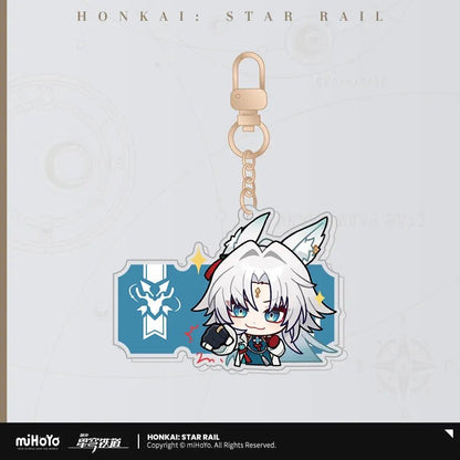 [OFFICIAL] Pom - Pom's Exhibition Hall Character Acrylic Keychain - Teyvat Tavern - Genshin Impact & Honkai Star Rail & 3Z Merch