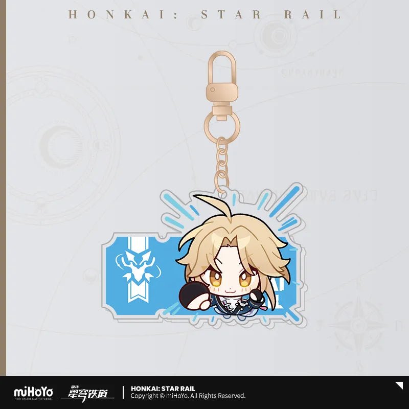 [OFFICIAL] Pom - Pom's Exhibition Hall Character Acrylic Keychain - Teyvat Tavern - Genshin Impact & Honkai Star Rail & 3Z Merch