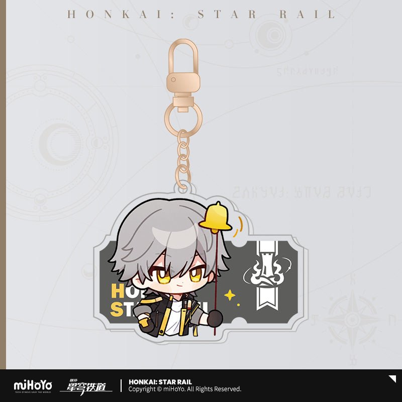 [OFFICIAL] Pom - Pom's Exhibition Hall Character Acrylic Keychain - Teyvat Tavern - Genshin Impact & Honkai Star Rail & 3Z Merch