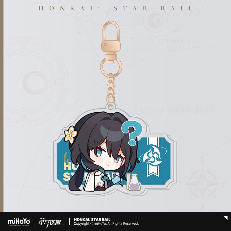 [OFFICIAL] Pom - Pom's Exhibition Hall Character Acrylic Keychain - Teyvat Tavern - Genshin Impact & Honkai Star Rail & 3Z Merch