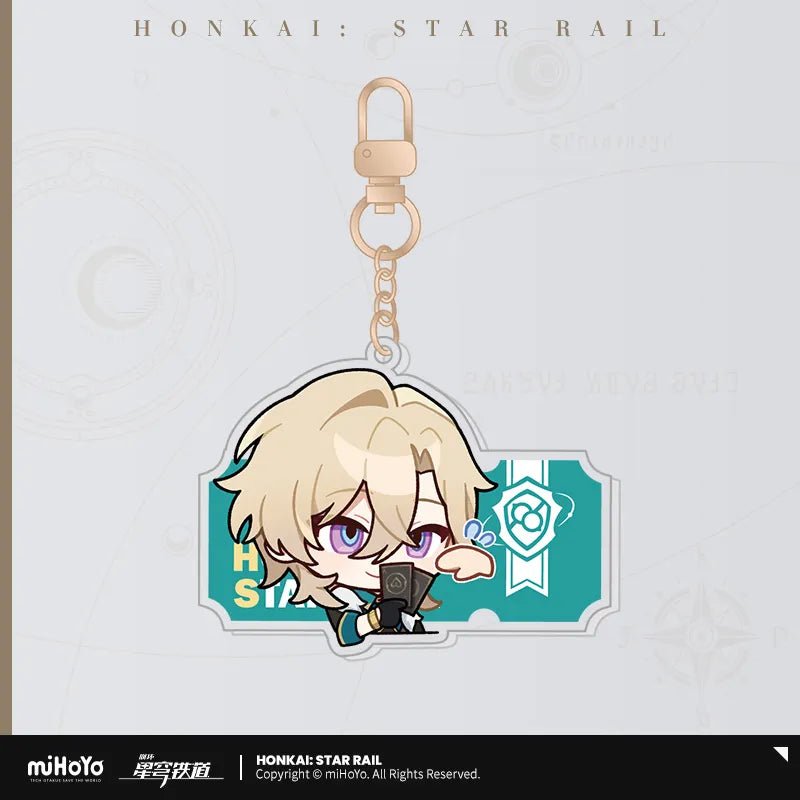 [OFFICIAL] Pom - Pom's Exhibition Hall Character Acrylic Keychain - Teyvat Tavern - Genshin Impact & Honkai Star Rail & 3Z Merch