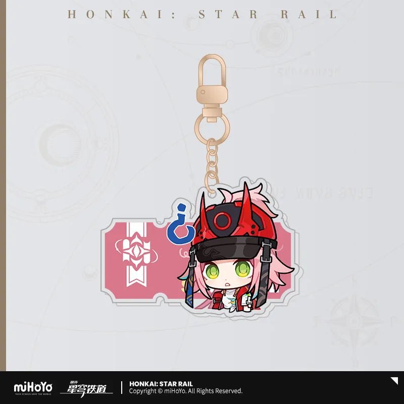 [OFFICIAL] Pom - Pom's Exhibition Hall Character Acrylic Keychain - Teyvat Tavern - Genshin Impact & Honkai Star Rail & 3Z Merch