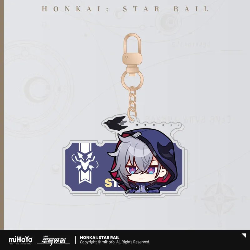 [OFFICIAL] Pom - Pom's Exhibition Hall Character Acrylic Keychain - Teyvat Tavern - Genshin Impact & Honkai Star Rail & 3Z Merch