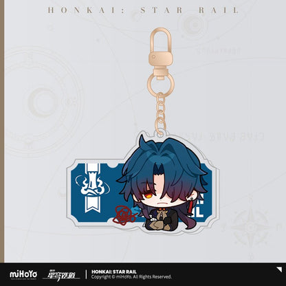 [OFFICIAL] Pom - Pom's Exhibition Hall Character Acrylic Keychain - Teyvat Tavern - Genshin Impact & Honkai Star Rail & 3Z Merch