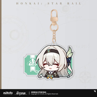 [OFFICIAL] Pom - Pom's Exhibition Hall Character Acrylic Keychain - Teyvat Tavern - Genshin Impact & Honkai Star Rail & 3Z Merch