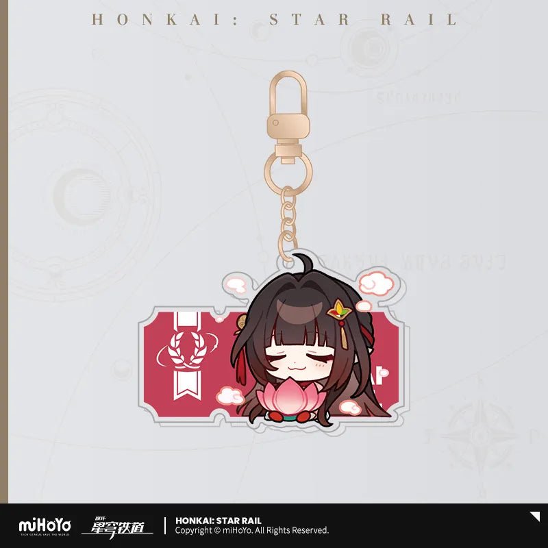 [OFFICIAL] Pom - Pom's Exhibition Hall Character Acrylic Keychain - Teyvat Tavern - Genshin Impact & Honkai Star Rail & 3Z Merch