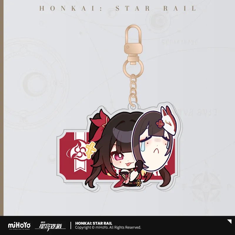 [OFFICIAL] Pom - Pom's Exhibition Hall Character Acrylic Keychain - Teyvat Tavern - Genshin Impact & Honkai Star Rail & 3Z Merch