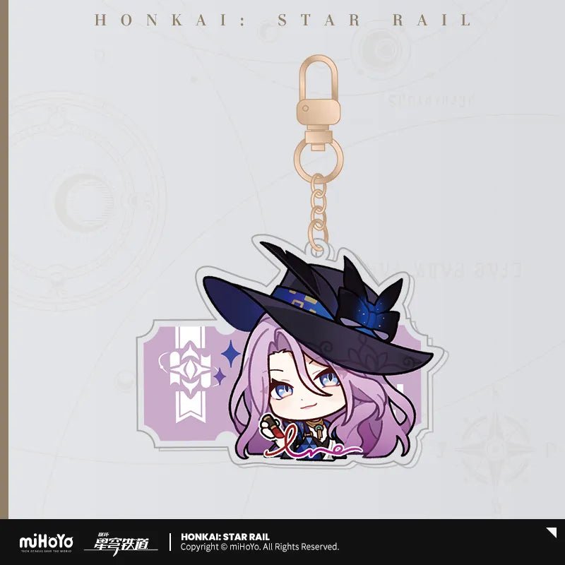 [OFFICIAL] Pom - Pom's Exhibition Hall Character Acrylic Keychain - Teyvat Tavern - Genshin Impact & Honkai Star Rail & 3Z Merch