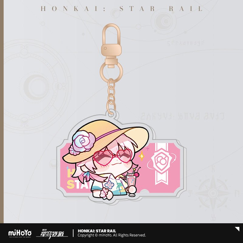 [OFFICIAL] Pom - Pom's Exhibition Hall Character Acrylic Keychain - Teyvat Tavern - Genshin Impact & Honkai Star Rail & 3Z Merch