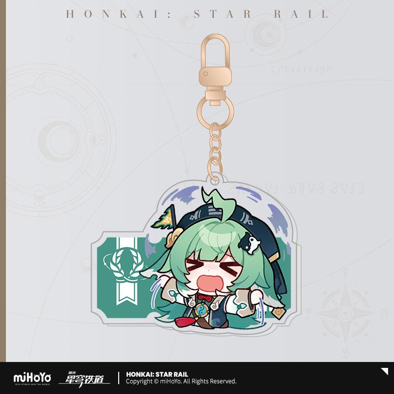 [OFFICIAL] Pom - Pom's Exhibition Hall Character Acrylic Keychain - Teyvat Tavern - Genshin Impact & Honkai Star Rail & 3Z Merch