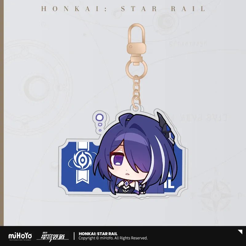 [OFFICIAL] Pom - Pom's Exhibition Hall Character Acrylic Keychain - Teyvat Tavern - Genshin Impact & Honkai Star Rail & 3Z Merch