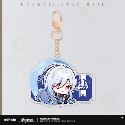 [OFFICIAL] Pom - Pom's Exhibition Hall Character Acrylic Keychain - Teyvat Tavern - Genshin Impact & Honkai Star Rail & 3Z Merch