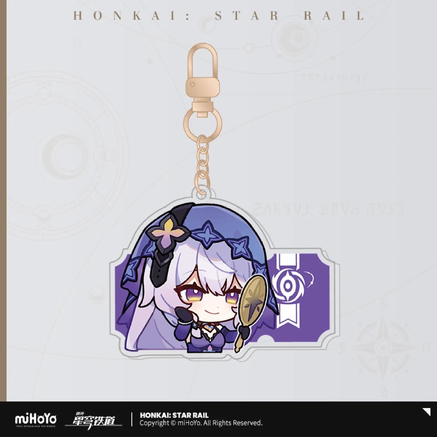 [OFFICIAL] Pom - Pom's Exhibition Hall Character Acrylic Keychain - Teyvat Tavern - Genshin Impact & Honkai Star Rail & 3Z Merch