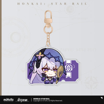 [OFFICIAL] Pom - Pom's Exhibition Hall Character Acrylic Keychain - Teyvat Tavern - Genshin Impact & Honkai Star Rail & 3Z Merch