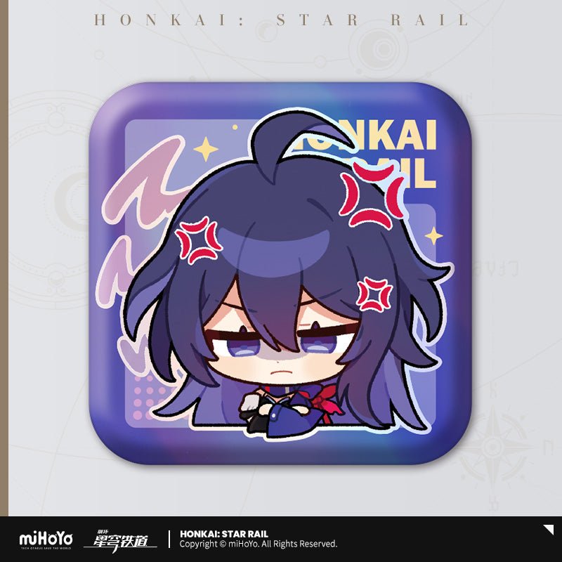 [OFFICIAL] Pom - Pom's Exhibition Hall Character Square Badge - Teyvat Tavern - Genshin Impact & Honkai Star Rail & 3Z Merch