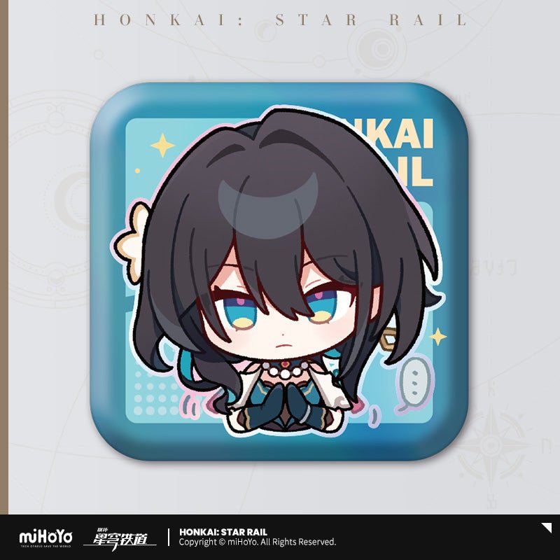 [OFFICIAL] Pom - Pom's Exhibition Hall Character Square Badge - Teyvat Tavern - Genshin Impact & Honkai Star Rail & 3Z Merch