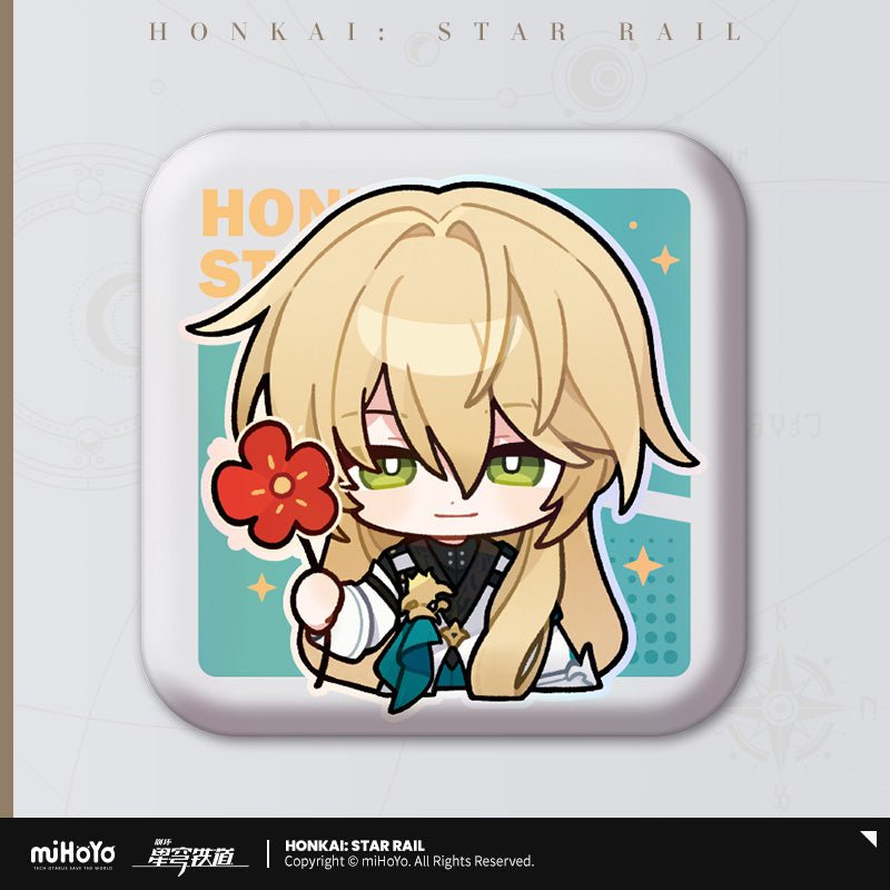 [OFFICIAL] Pom - Pom's Exhibition Hall Character Square Badge - Teyvat Tavern - Genshin Impact & Honkai Star Rail & 3Z Merch