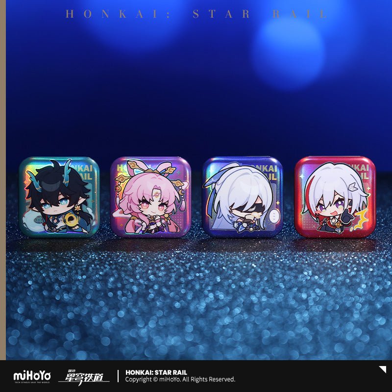 [OFFICIAL] Pom - Pom's Exhibition Hall Character Square Badge - Teyvat Tavern - Genshin Impact & Honkai Star Rail & 3Z Merch