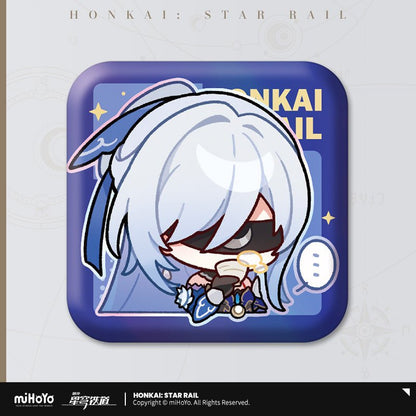 [OFFICIAL] Pom - Pom's Exhibition Hall Character Square Badge - Teyvat Tavern - Genshin Impact & Honkai Star Rail & 3Z Merch