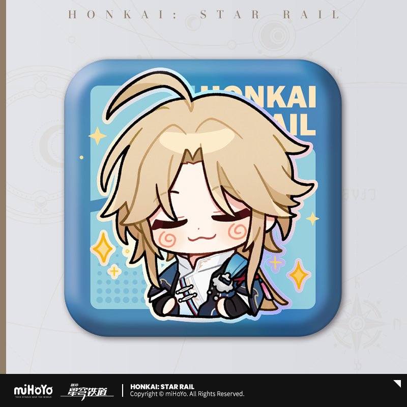 [OFFICIAL] Pom - Pom's Exhibition Hall Character Square Badge - Teyvat Tavern - Genshin Impact & Honkai Star Rail & 3Z Merch