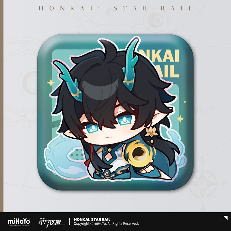 [OFFICIAL] Pom - Pom's Exhibition Hall Character Square Badge - Teyvat Tavern - Genshin Impact & Honkai Star Rail & 3Z Merch