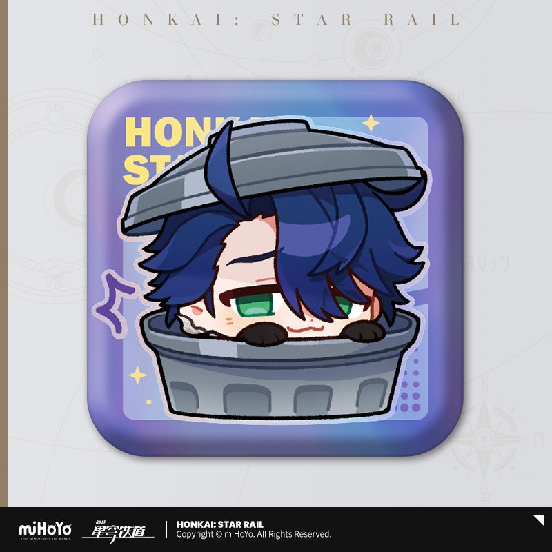 [OFFICIAL] Pom - Pom's Exhibition Hall Character Square Badge - Teyvat Tavern - Genshin Impact & Honkai Star Rail & 3Z Merch