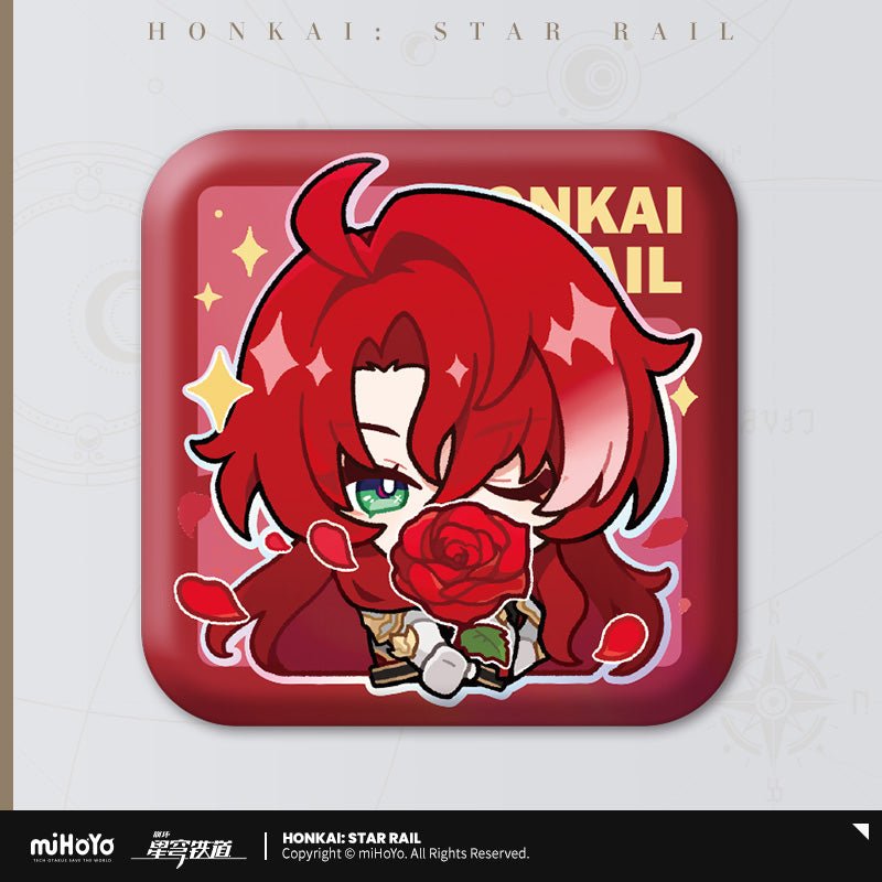 [OFFICIAL] Pom - Pom's Exhibition Hall Character Square Badge - Teyvat Tavern - Genshin Impact & Honkai Star Rail & 3Z Merch