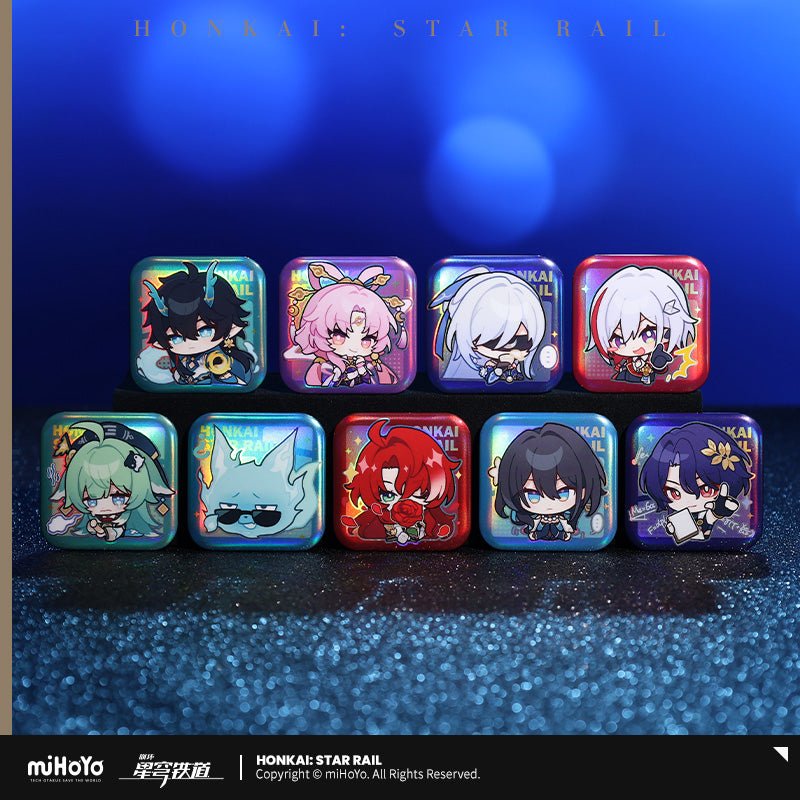 [OFFICIAL] Pom - Pom's Exhibition Hall Character Square Badge - Teyvat Tavern - Genshin Impact & Honkai Star Rail & 3Z Merch