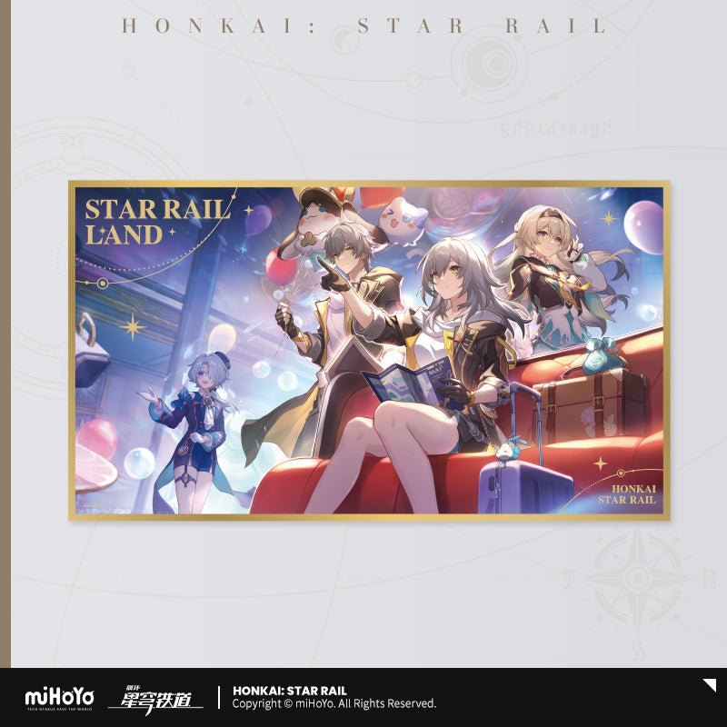 [OFFICIAL] Star Rail Land Series Art Card - Teyvat Tavern - Genshin Impact & Honkai Star Rail & 3Z Merch