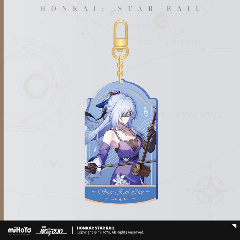 [OFFICIAL] Star Rail LIVE Series Acrylic Keychain - Teyvat Tavern - Genshin Impact & Honkai Star Rail & 3Z Merch