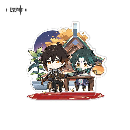 [OFFICIAL] The Exquisite Night Chimes Series Cute Version Badge and Stand Figure - Teyvat Tavern - Genshin Impact & Honkai Star Rail & 3Z Merch