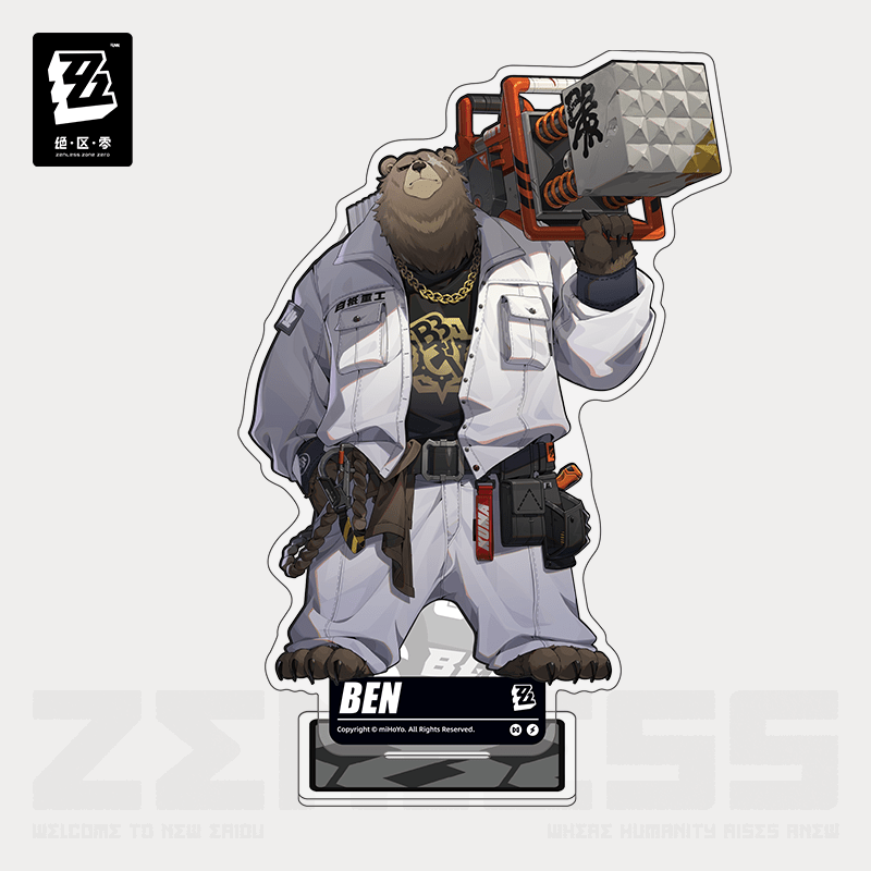 [OFFICIAL] Zenless Zone Zero Acrylic Stand Figure - Belobog Heavy Industries - Teyvat Tavern - Genshin Impact & Honkai Star Rail & 3Z Merch