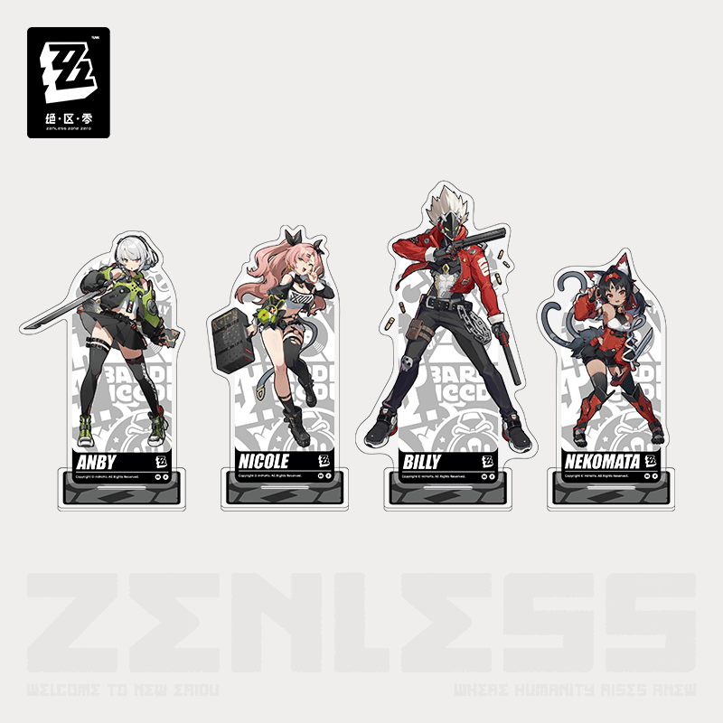 [OFFICIAL] Zenless Zone Zero Acrylic Stand Figure - Gentle House - Teyvat Tavern - Genshin Impact & Honkai Star Rail & 3Z Merch