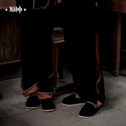 [OFFICIAL] Zhongli Impression Homewear Series Home Slippers - Teyvat Tavern - Genshin Impact & Honkai Star Rail & 3Z Merch